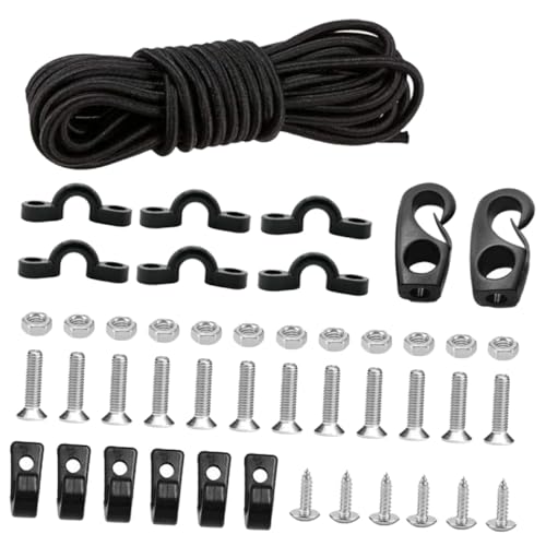 Kit de sangles élastiques pour kayak et canoë idéal pour sécuriser vos équipements