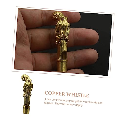 Silbato de cobre para deportes al aire libre miniatura 6