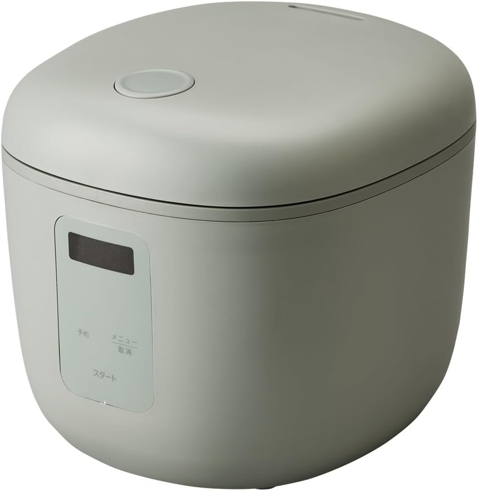 simplus マイコン式 4合炊き炊飯器 炊飯器 温度センサー付き 保温機能 ヨーグルト ケーキ シンプラス SP-RCMC4 一人暮らし 早炊き ミニライスクッカー フッ素内釜 保温 予約 少量炊き 玄米 新生活 4合 炊飯ジャー ご飯 2合 (フォレストグリーン)