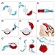 Pompom Maker,4 PCS Pompom Maker Set,Pompon-Bastelsets,Kunststoff Pompom Maker Set,Fluff Ball Weaver Maker DIY Needle Crafts,mit 1 Schere,DIY Pom Pom Maker Fluff Ball Stricken Wolle Garn Werkzeug