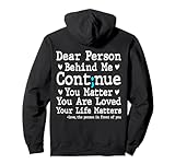 ON BACK - Depression Awareness Suicide You Matter