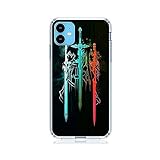 Transparent Crystal Clear Soft Gel TPU Anti-Yellowing Cover Case for Apple iPhone 11-Sword-Art Online 4