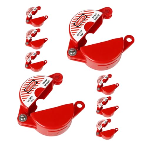 Veemoon Safety Device Valve Lock Tagout Gas Tank Lock Plastic Outdoor Hose Protector