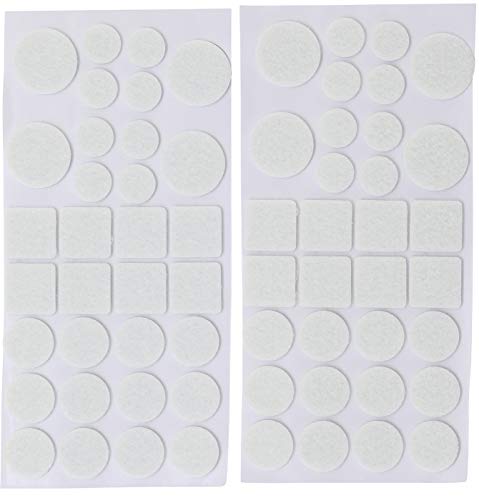 BGS Diy 80701 | Jeu de protections antidérapants | blanc | 64 pièces