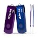 64GB USB Flash Drive 2-Pack, DGsolo Blue/Purple Thumb Drives + Lanyards