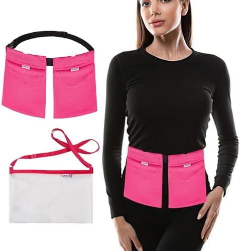 Yesito Mastectomy Drainage Pouch and Shower Support Adjustable Comfort (Pink)