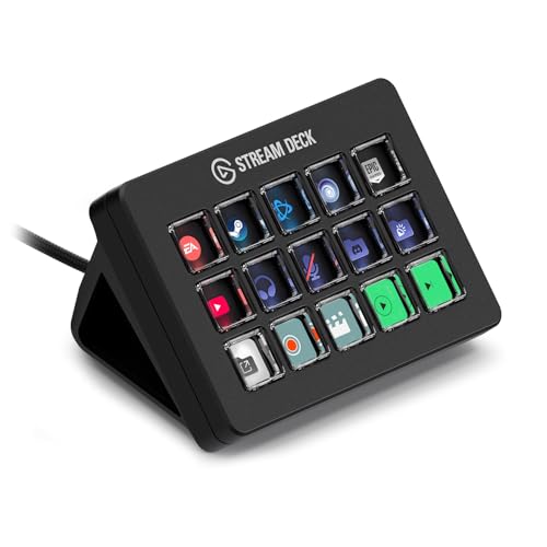 Elgato Stream Deck Scissor Keys - Controller da gioco per gamer amatoriali - Tasti personalizzabili per Discord, hotkey, azioni in‑gioco & altro