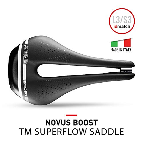 Selle Italia Novus Boost TM SuperFlow Road Bike Saddle - Comfortable MTB