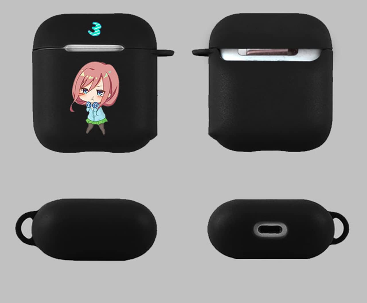 Amazon | SUQ AirPodsケース 五等分の花嫁 イヤホンケース 中野三玖