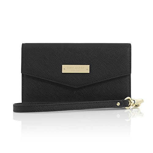 Kate Spade New York Black Wristlet Large For Devices up to 4.7