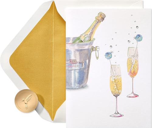 Image of Papyrus Wedding Card (Shiny Happy Forever)