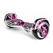 MightySkins Protective Vinyl Skin Decal for Razor Hovertrax 2.0 Hover Board Self-Balancing Smart Scooter wrap cover sticker skins Pink Flames