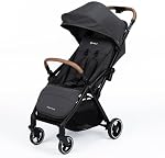 Safety 1st Spark Plus Compact Auto-Fold Stroller, Lightweight & Travel-Friendly, Self-Standing Fold, Smooth Ride, Extra-Large Storage – Mineral Graphite