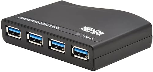Miniatura 5 de Tripp Lite Mini Hub USB-A de 4 puertos - USB 3.2 Gen 1, hasta 5 Gigabits por segundo, Plug and Play no necesita software, adaptadores de enchufe