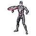 Marvel Avengers: Endgame - Captain America lancia scudo (Action Figure interattiva elettronica con suoni e frasi in inglese, 33 cm)