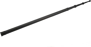 Bewinner Portable Handheld Boom Pole for Shotgun Mic, with 1/4in Screw, 7 Section Stretchable Mic Boom Pole Arm, Lock Carbon Fiber Microphone Boom Pole, 3 Meter