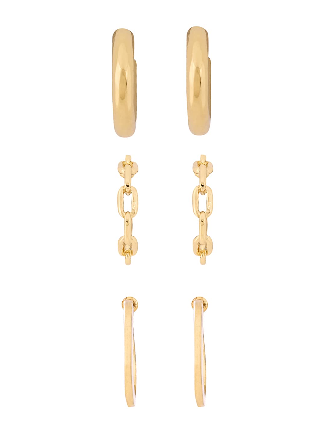 See full amazon price history chart for Lilly & Sparkle Gold Toned Hoop Earrings Set Of 3 Lilly & Sparkle Gold Toned Hoop Earrings Set Of 3 (B09SYZ2267) Amazon Price History, Amazon Price Tracker