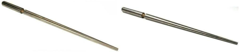 Oval & Round Bezel Mandrel Wire Wrapping Jewelry Forming Tools Kit 2 Pcs