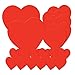 Beistle 77867 Printed Heart Cutouts, Red, Pack of 20