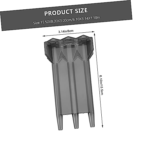 BESTonZON 1 Set Portable Hardshell Dart Storage Box Lightweight Wear Resistant Container for Flights Compact Design for Easy Carrying and Storage for Dart Accessories and Organization