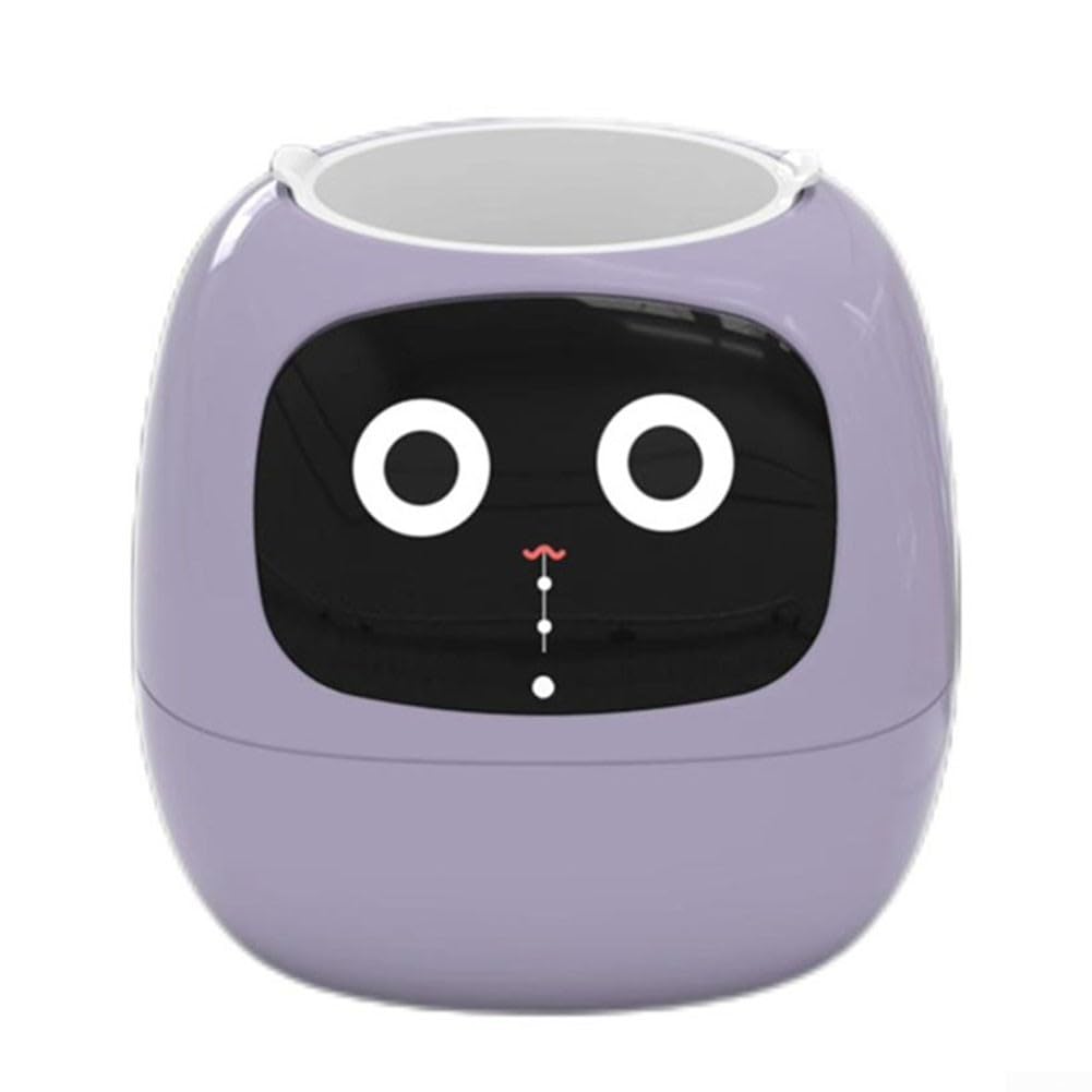 DAZZLEEX Transforma tu rutina de cuidado de plantas con una maceta inteligente interactiva y autónoma (morado)