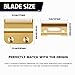 Replacement DLC Blade Compatible with BaBylissPRO FX870 Series and FX825 Outlining Hair LoPROFX Trimmers FX880, Gold