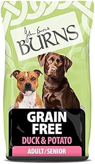 Burns Pet Nutrition Hypoallergenic Complete Dry Dog Food Adult and Senior Dog Grain Free Duck and Potato Grain Free 2 kg
