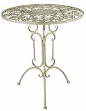 Gartentisch Nostalgie Tisch Shabby Chic Weiss wie Anno 1910 Antik Stil WK009 Palazzo Exklusiv