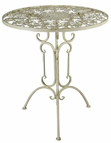 Gartentisch Nostalgie Tisch Shabby Chic Weiss wie Anno 1910 Antik Stil WK009 Palazzo Exklusiv