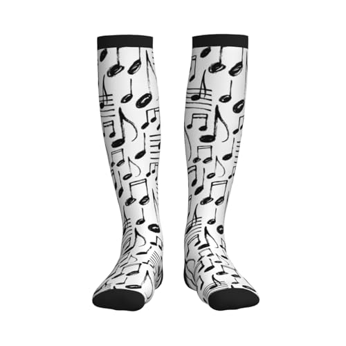 Image of Compression Socks for Women Men Circulation Graduated Supports Socks for Running Travel Nurse Athletic Sports
