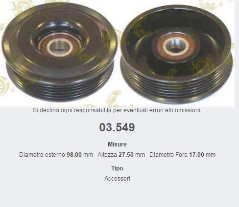 Cojinete tensor AUTOKIT 03.549 Cover