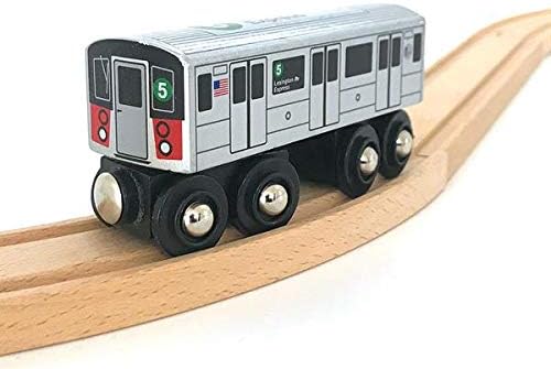 MUNI PALS Wooden MP01-1105 NYC MTA Subway 5 Train Lexington Ave Express R142 Car