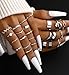 iF YOU 25 Pcs Silver Knuckle Rings Set for Women, Vintage Boho Stackable Finger Midi Rings, Simple Stacking Cute Rings Pack Trendy Stuff Jewelry