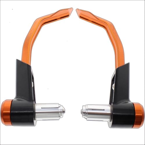 Garde-main moto orange en alliage de précision pour guidon de Ninja