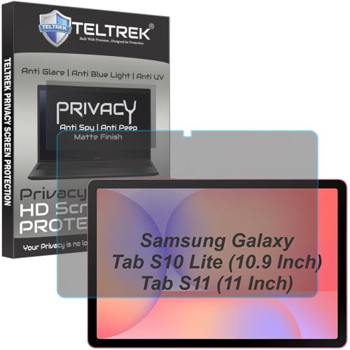 Image of Privacy Matte Anti Peep Screen Guard Compatible With Samsung Galaxy Tab S11 / S10 Lite / S10 FE / S9 FE (11'' Inch & 10.9'' Inch Tablet) Screenguard Not a Tempered Glass Screen Protector