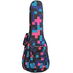 21/23/26 Pouces Guitare Ukulele Case Gig Bag pour Baryton Ukelele (Color : Red Plaid, Size : 21inch) - Les Beatles, Paul McCartney, John Lennon, RIngo Starr, George Harrison 21/23/26 Pouces Guitare Ukulele Case Gig Bag pour Baryton Ukelele (Color : Red Plaid, Size : 21inch) – Image 2