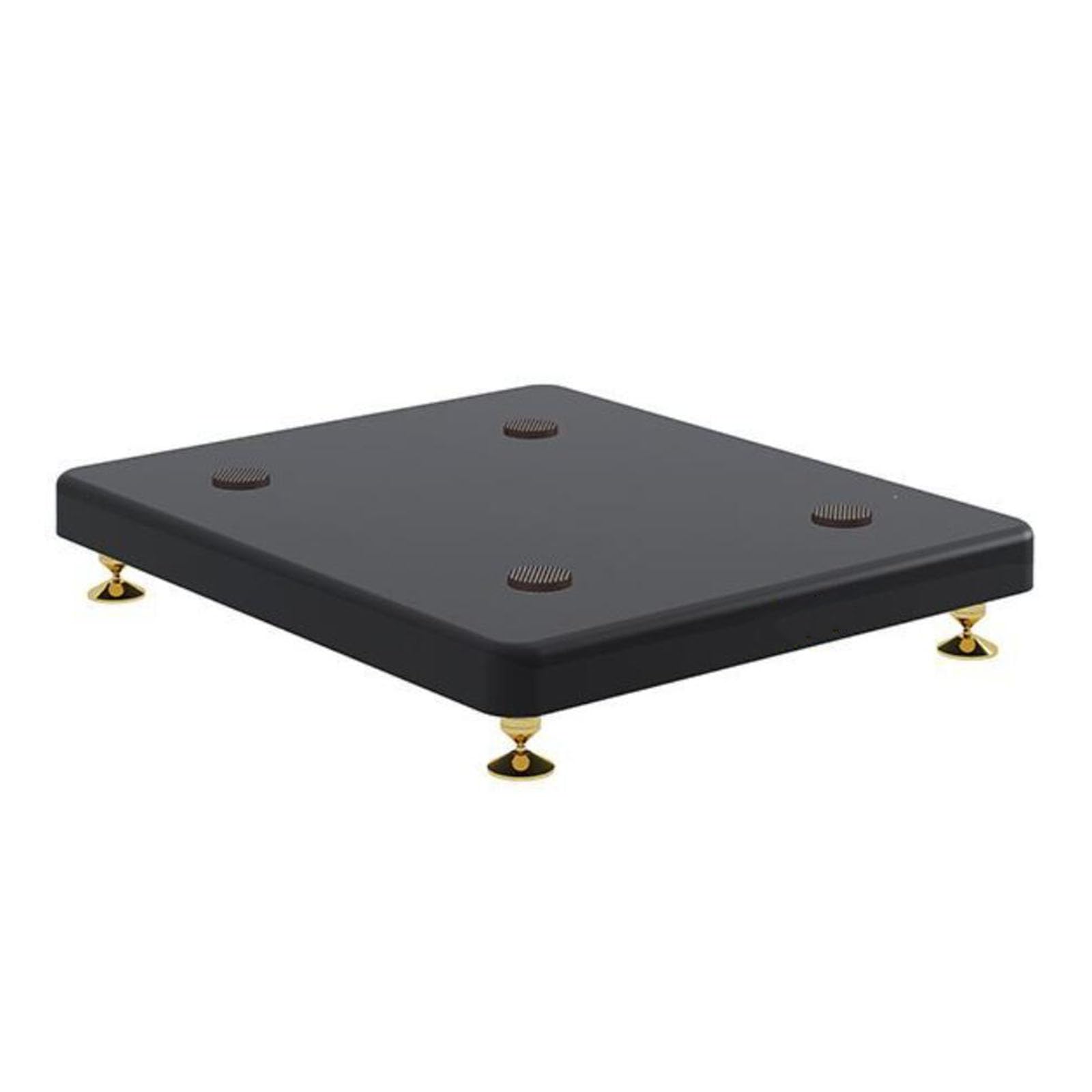 Plateforme de base pour haut-parleur 35 x 35 cm, dalles de stabilisation acoustique haute densité