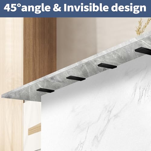 TPSHKE 2 Pack 36 inch Free Hanging Island Countertop Bracket, Solid Heavy Duty Steel Hidden Granite Countertop Support Floating Bracket , DIY Projects , Screws Included by TPSHKE - Used condition - Image 5