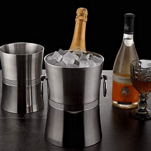 Bar Herramientas barware Vino cóctel Cerveza Herramientas Kits Acero Inoxidable champán Barril Cerveza Barril Grueso Cubo de Hielo Botella de Vino (16 cm)
