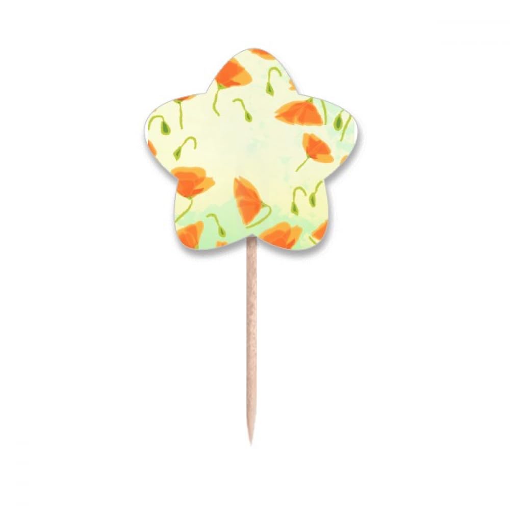 Fleurs et Décoration Cure-dents Drapeaux Étoile pour Cupcake Picks et Buffet