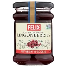 Felix Lingonberries, 10-Ounce Pack of 4