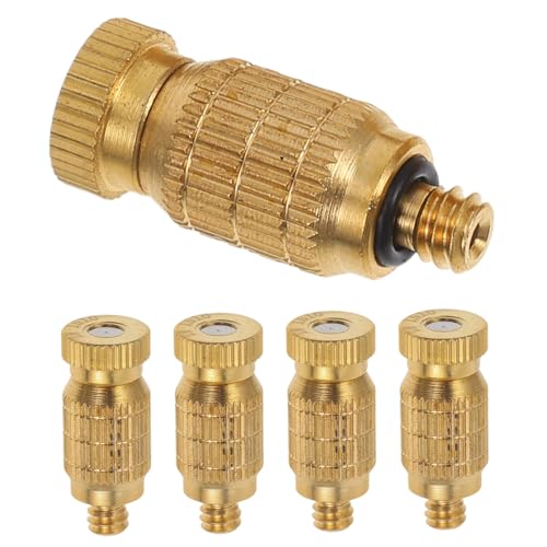 UPKOCH High Pressure Atomizing Nozzles 5pcs Mist Nozzles Reliable Material for Wide Area Coverage