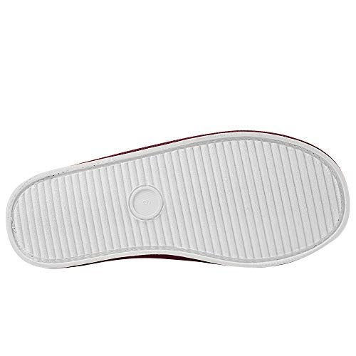 Women's Slide Slippers – Memory Foam Cushioned, Breathable, Anti-Skid, Machine Washable, Open Toe House Shoes with Stylish Bow Design3