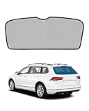 Auto-Sonnenschutz für VW Tiguan (2016–2024) – Atmungsaktive Sonnenblende für die Heckscheibe mit UV- & Hitzeschutz | Sichtschutz für Baby, Privatsphäre beim Camping