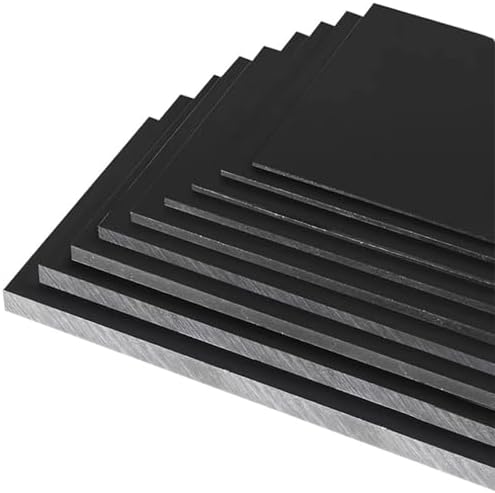 Black HDPE Plastic Sheet 10mm Thick Heavy Duty Polyethylene Panel...