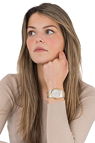 Invicta Women's 14855 Specialty Chronograph White Dial Two-Tone Watch #TOP5
