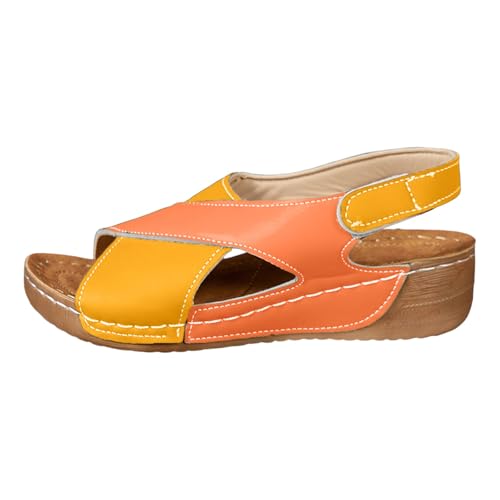 Sandales et nu-pieds bohême plateforme pour femme pieds larges bout ouvert
