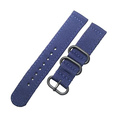 Bracelet de montre en nylon anti-transpiration boucles 20 22mm