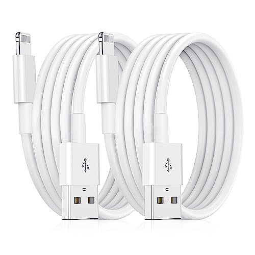 iPhone Charging Cable 2M, [Apple MFi Certified] iPhone Charger Lead Long, USB A to Lightning Cable 6ft Original iPhone Fast Charger Wire for Apple iPhone 14 Pro Max/13/12/11/X/6 Plus/5S/mini/SE iPad