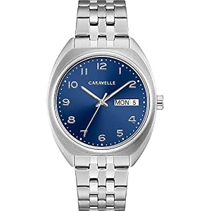 Caravelle Retro Quartz Mens Watch 43C120